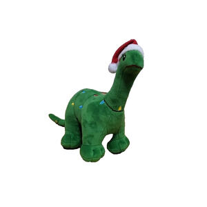 Sinclair Dinosaur Plush 2019 Christmas Edition – Brontosaurus with Santa Hat